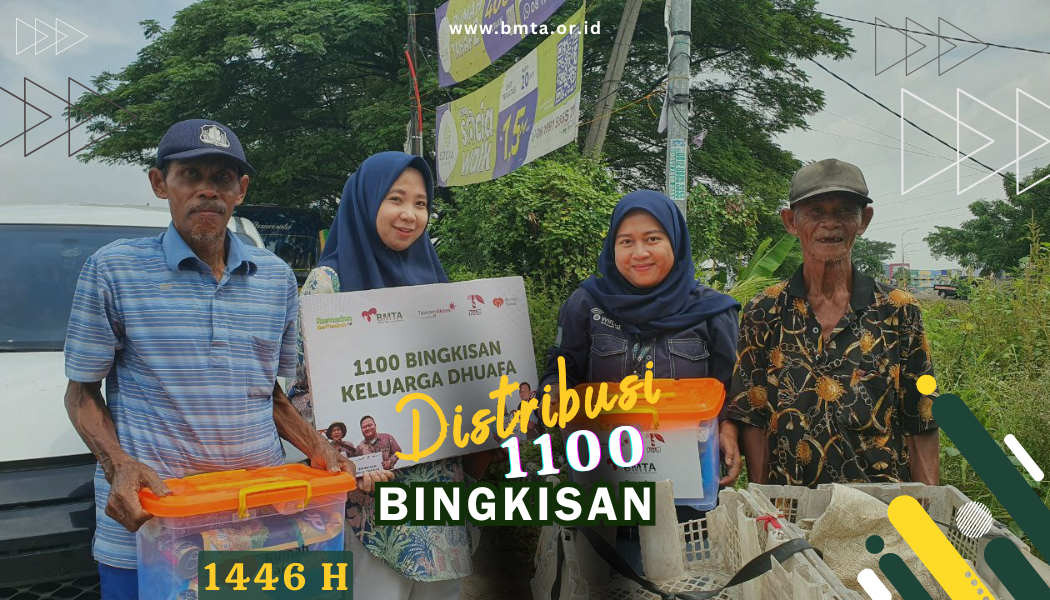 Distribusi Kebahagiaan : 1100 Bingkisan Keluarga Dhuafa